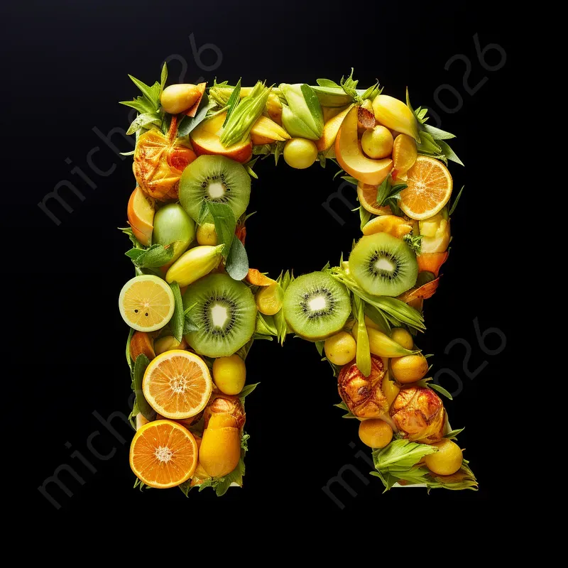 Fruits Letters Of The Alphabet