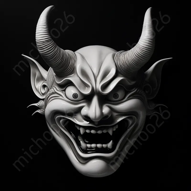 The Color Hannya Masks