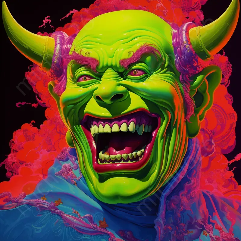The Color Hannya Masks