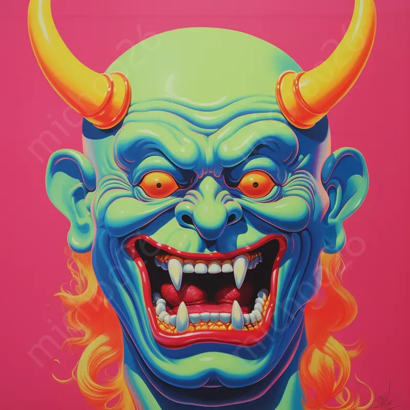 The Color Hannya Masks
