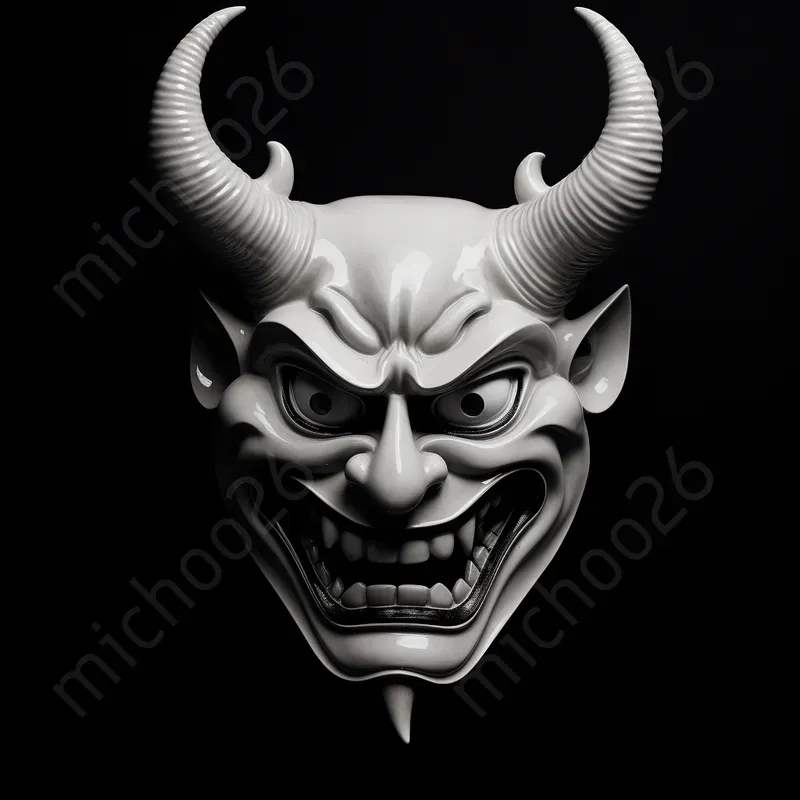 The Color Hannya Masks