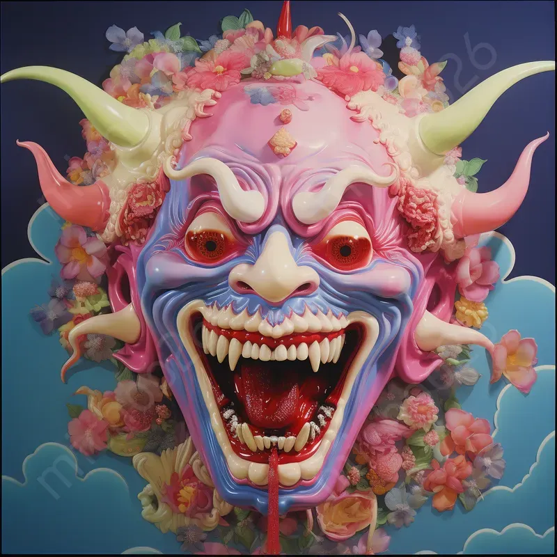 The Color Hannya Masks