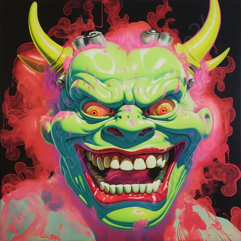 The Color Hannya Masks
