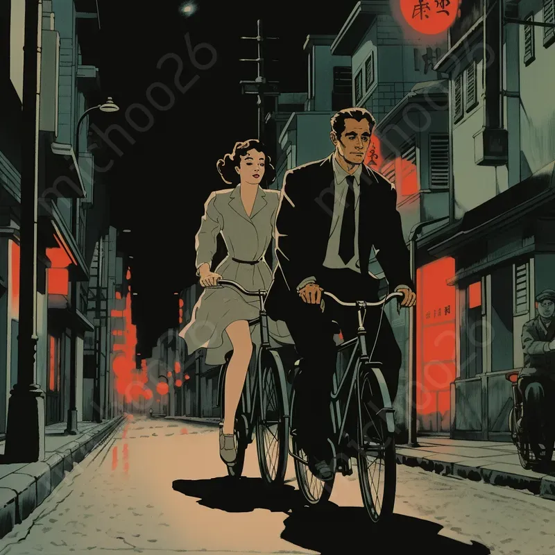 Old Slightly Animated Old Cinema Frames