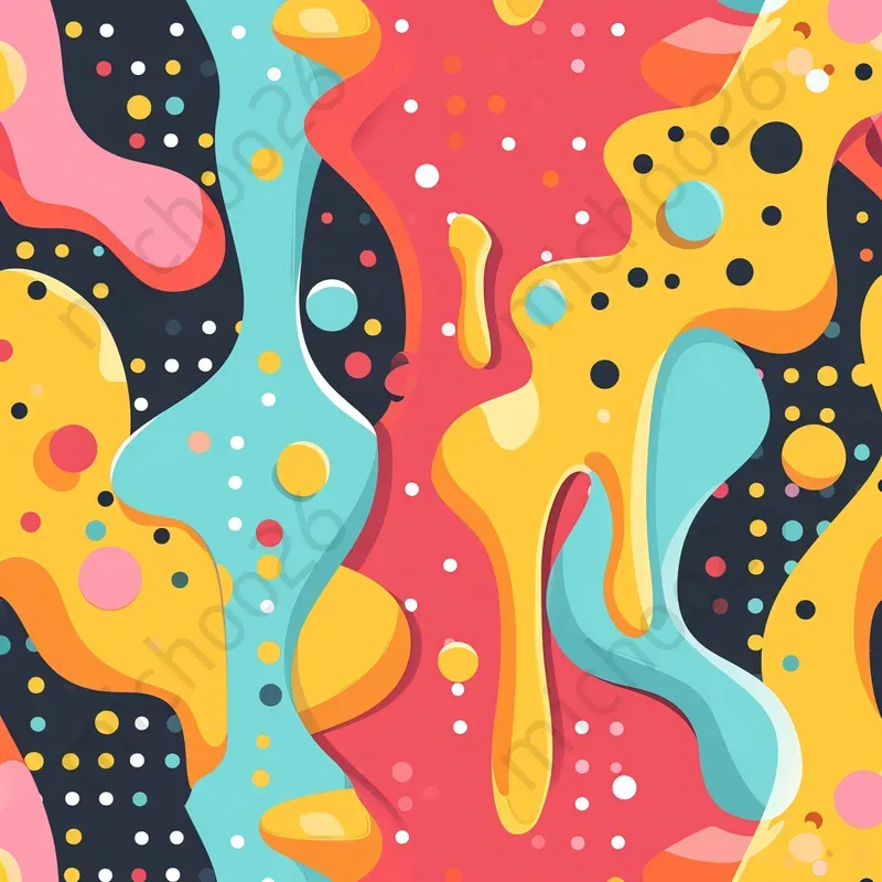 Melting Polka Dot Patterns