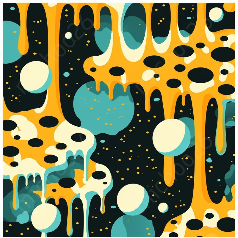 Melting Polka Dot Patterns