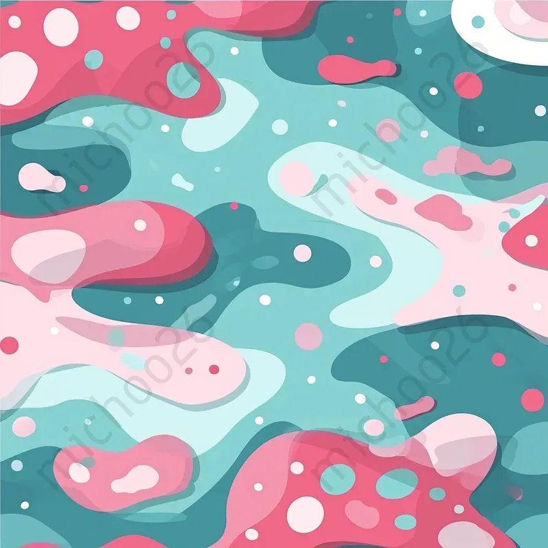 Melting Polka Dot Patterns