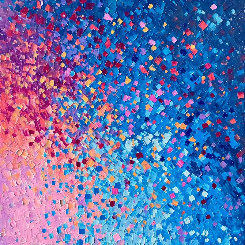 Pointillism Colors Patterns