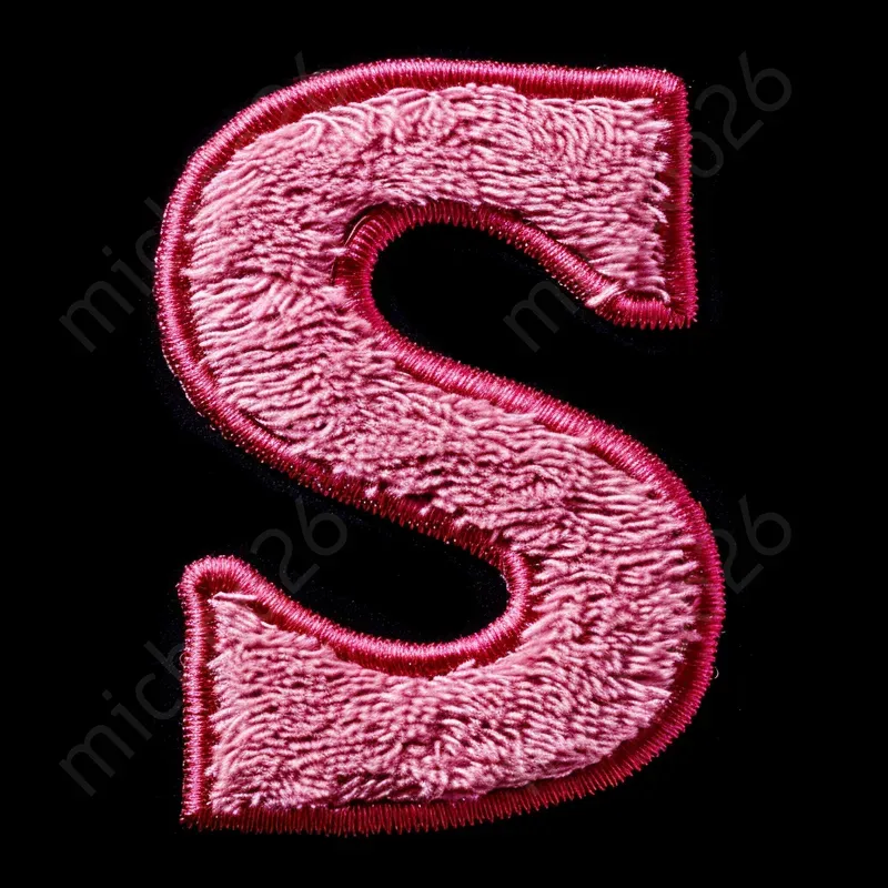 Letters Made Of Textile Materials