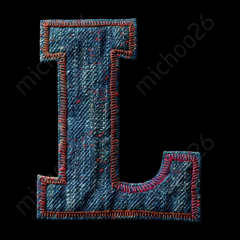 Letters Made Of Textile Materials