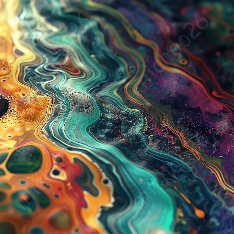 Microwater Liquid Colors Patterns