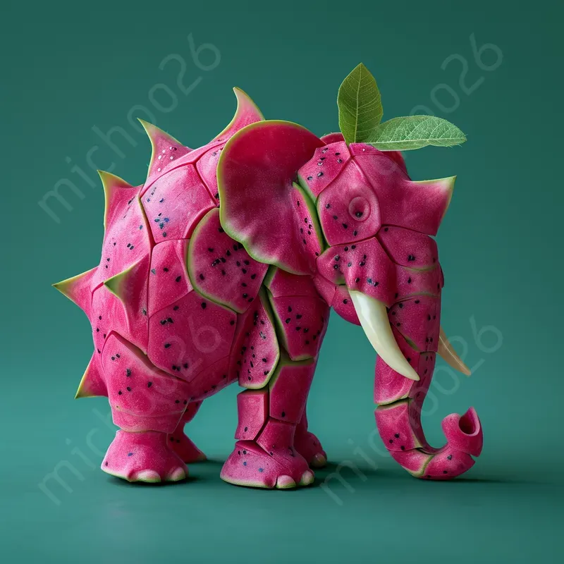 Carving Animals From Fruits And Vegetables