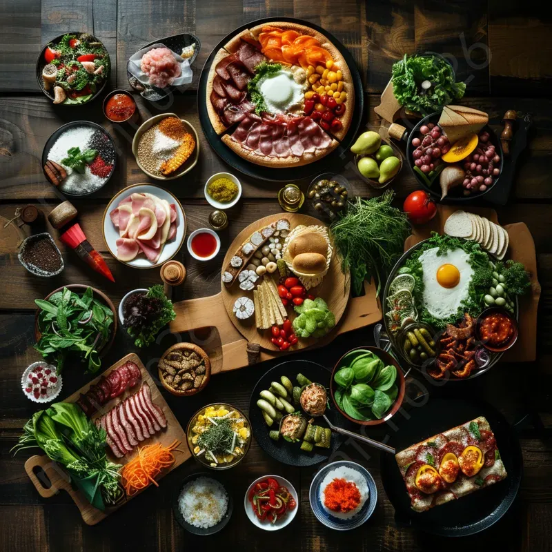 Modern Foods In Modern Presentations