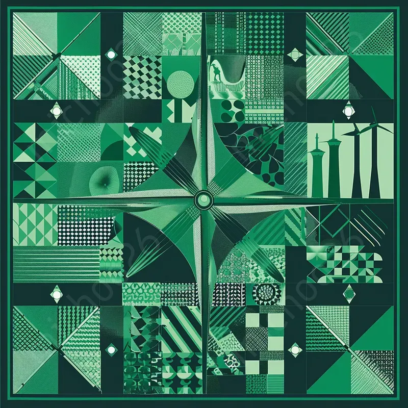 New Fashion Color Material Prints