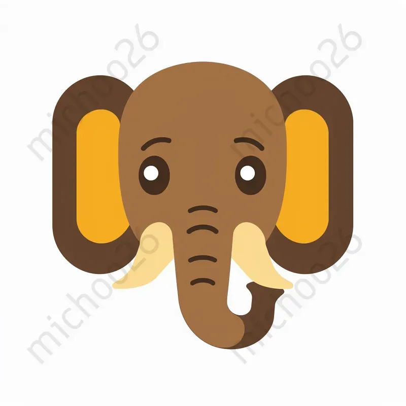 Minimal Style Animal Emoji Logos