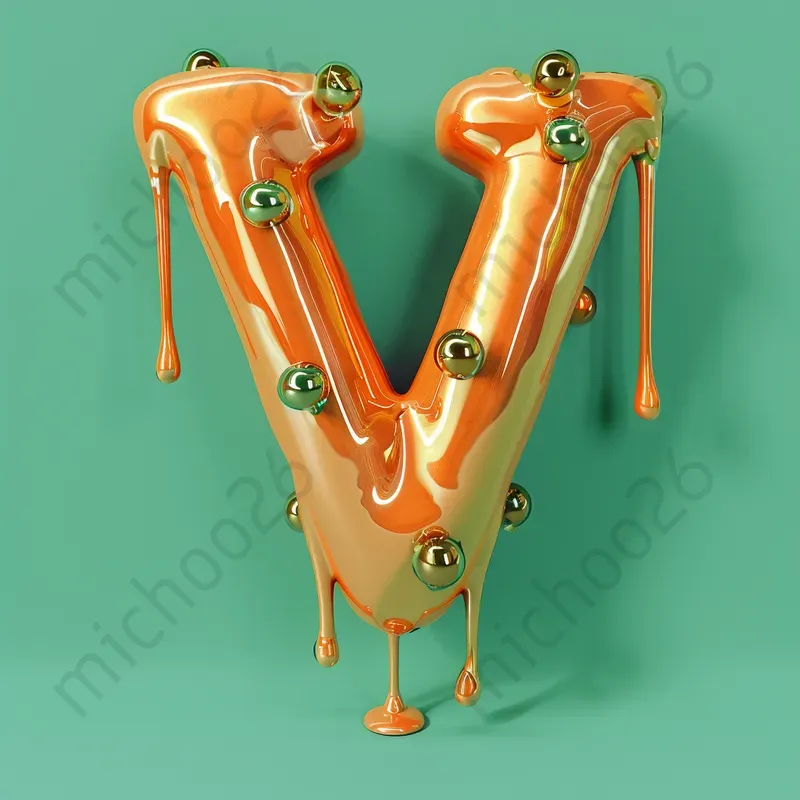 Dripping Paint Effect Color Letters