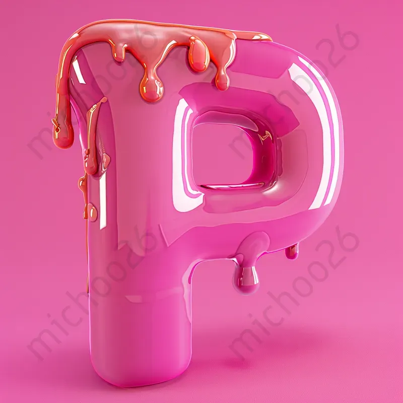 Dripping Paint Effect Color Letters