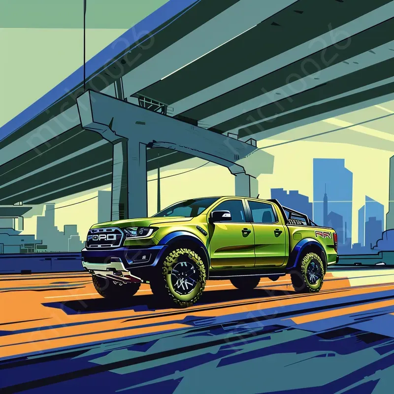 Minimal Cartoon Style Cars Pictures
