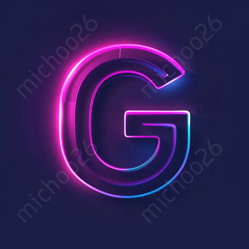 Neon Lights Color Letters Or Numbers