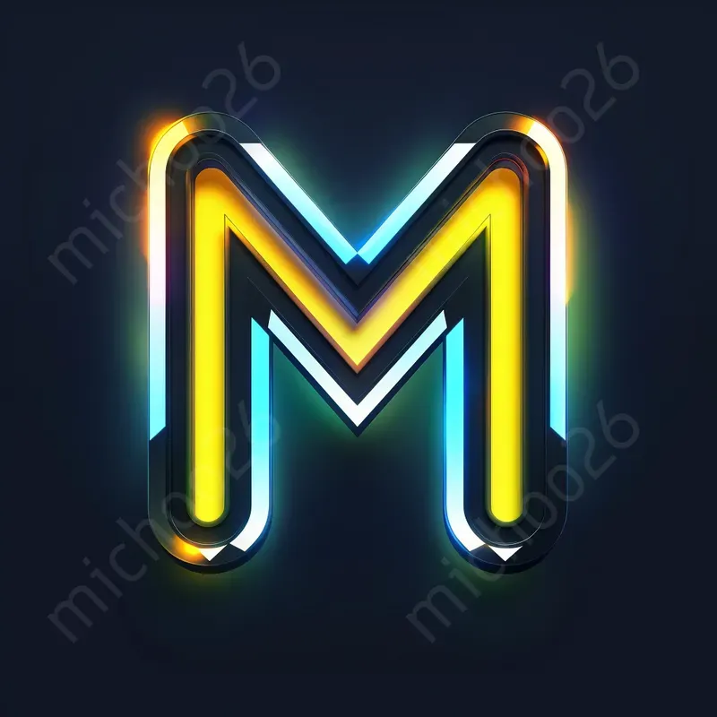 Neon Lights Color Letters Or Numbers