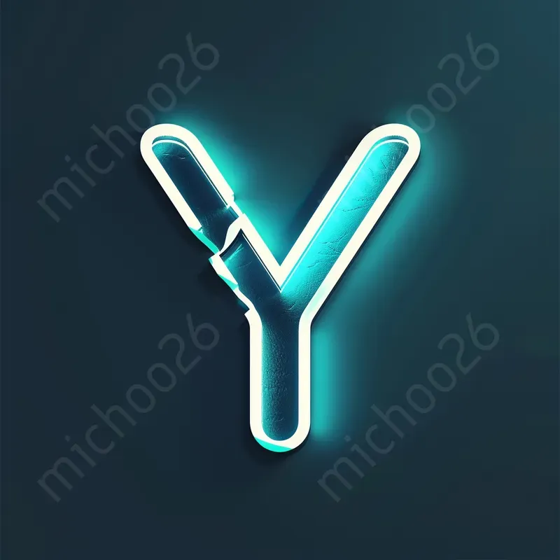 Neon Lights Color Letters Or Numbers