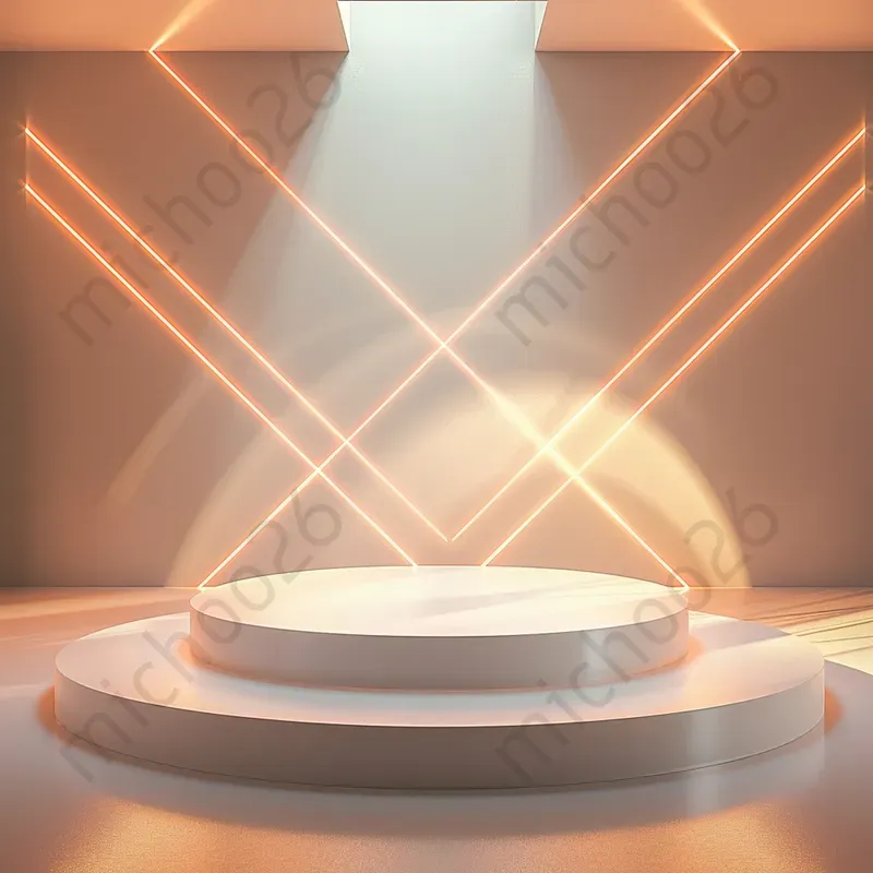 Podiums For Products With Illumination