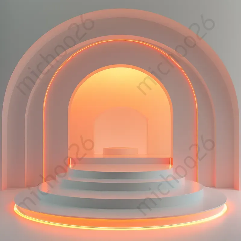 Podiums For Products With Illumination