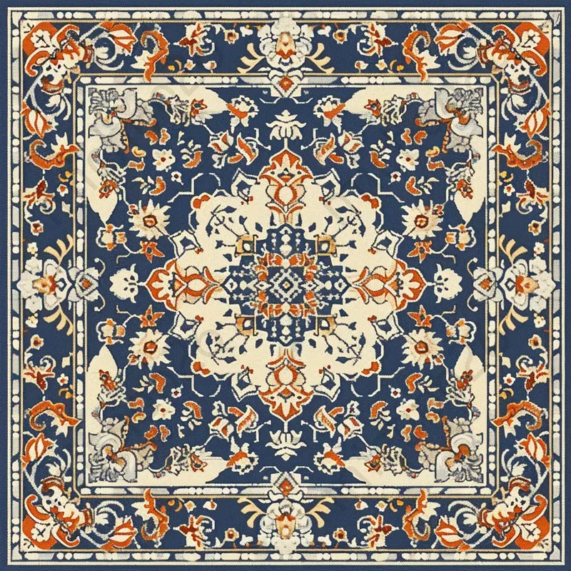 Middle Eastern Ornate Carpet Patterns
