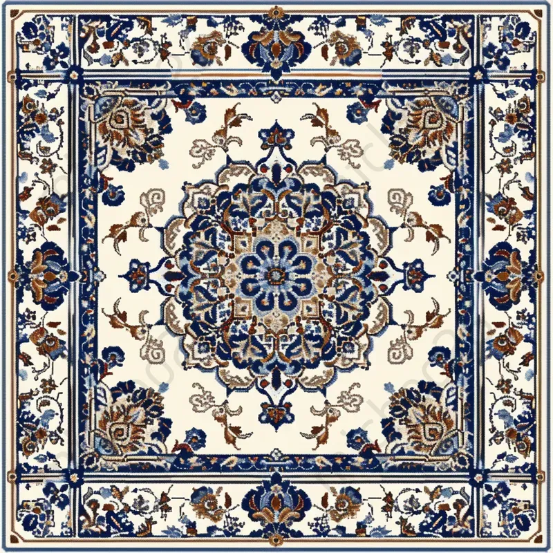 Middle Eastern Ornate Carpet Patterns