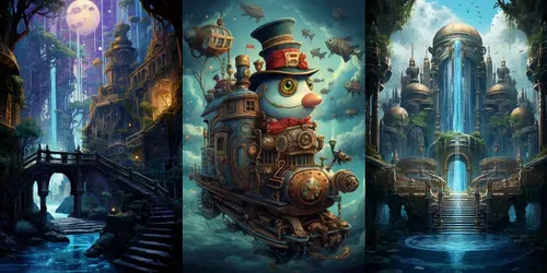 Title Whimsical Contraments Playful Sts generated by midjourney