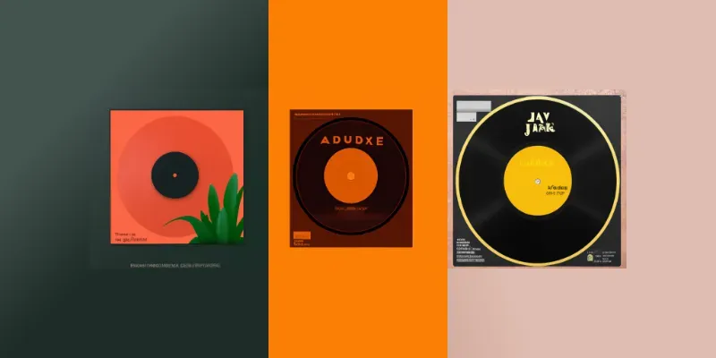Vinyl Record Mockups generated by undefined