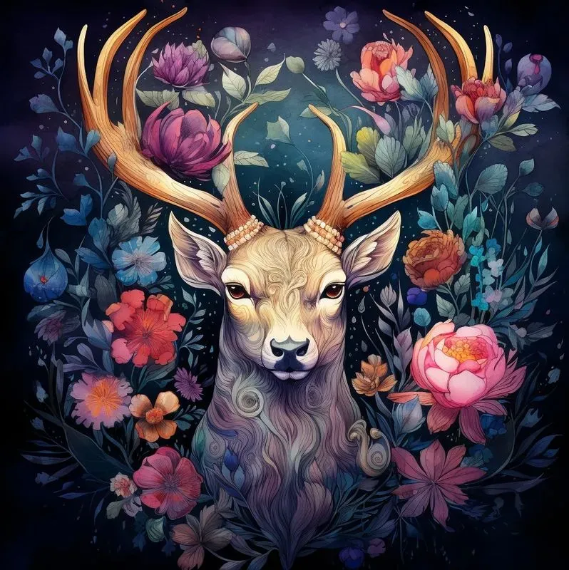 Animals In Flowers