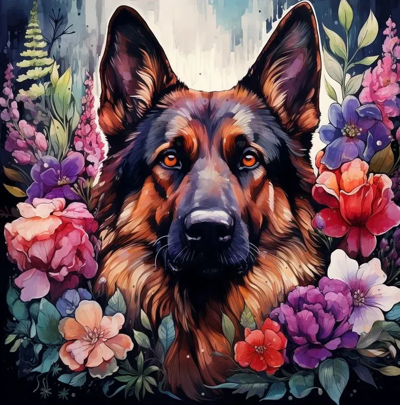 Animals In Flowers