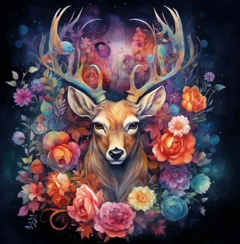 Animals In Flowers