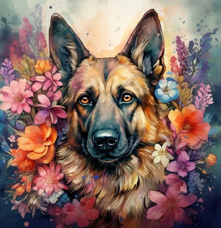 Animals In Flowers