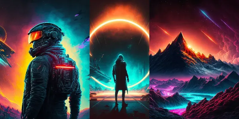 Sci-fi Wallpapers generated by undefined