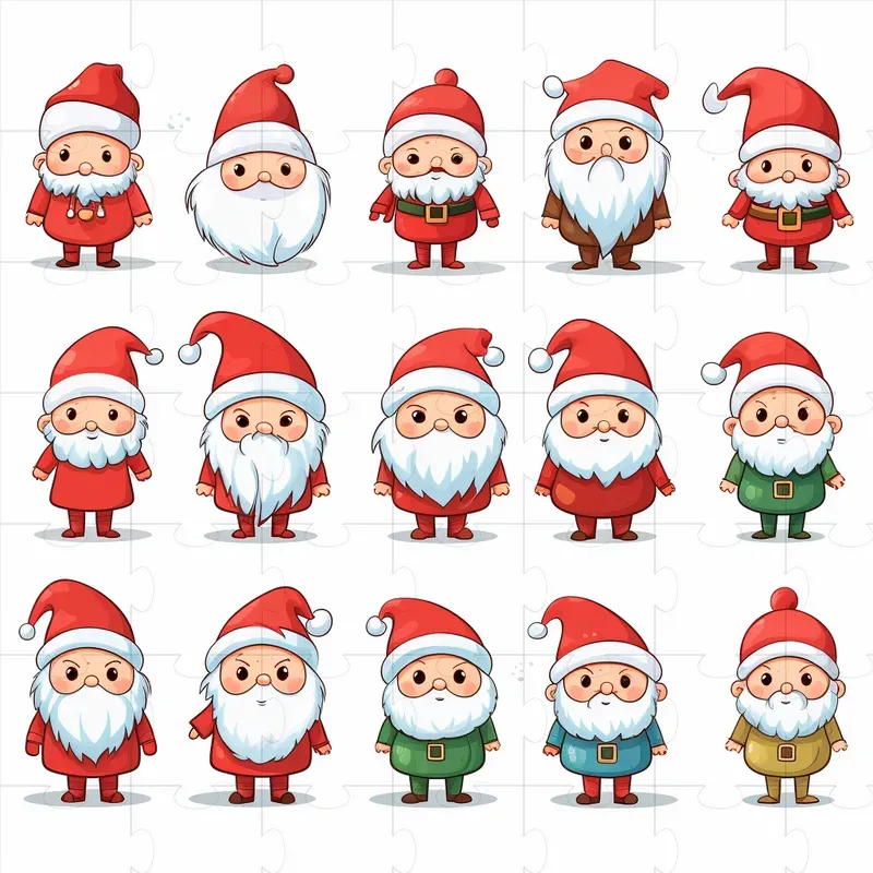 Cute Little Character Icons Vectors