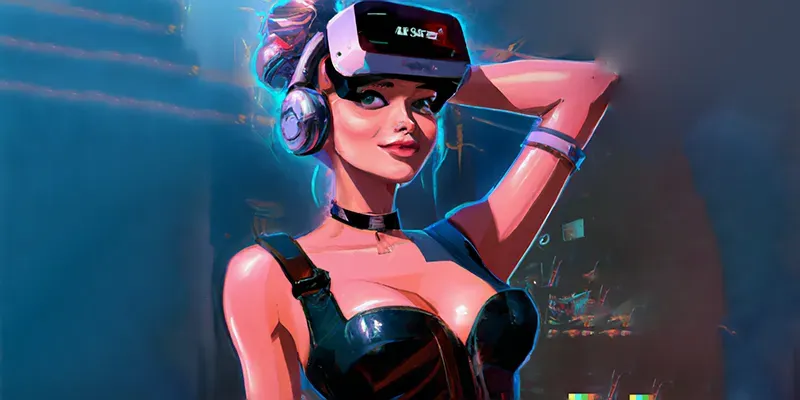 Cyberpunk Pin-up Art generated by undefined
