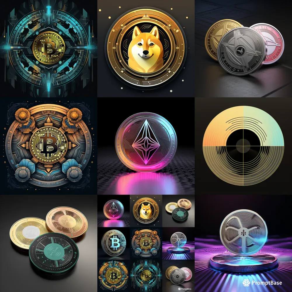 Cryptocurrency Designs Midjourney Prompt