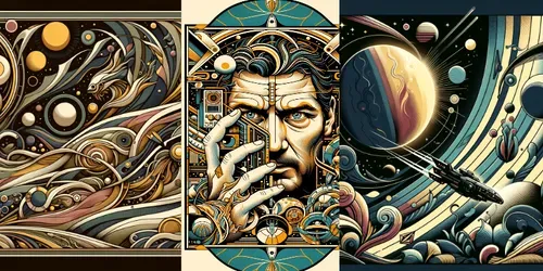 Otherworldly Nouveau generated by dalle