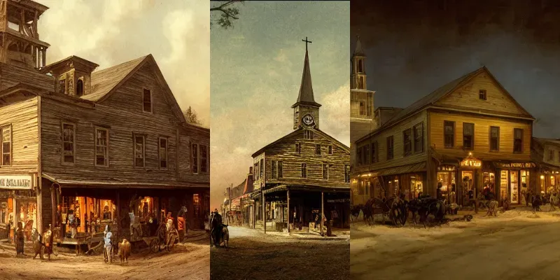 Old Western Towns generated by undefined
