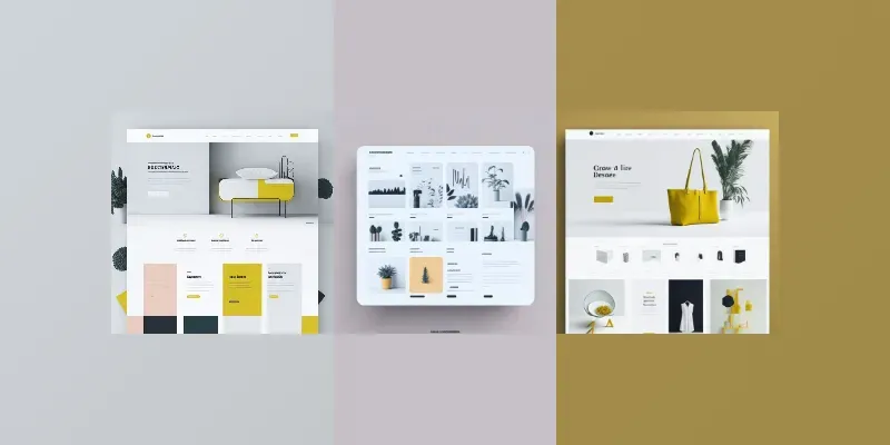Contemporary Website Mockups generated by undefined