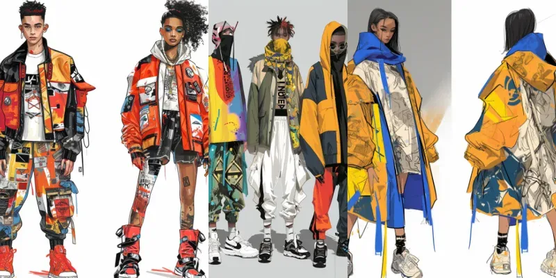 Streetwear Fashion Designs generated by undefined