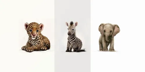 Adorable Baby Animals generated by midjourney