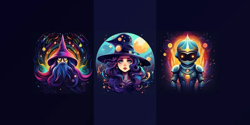 Cosmic Cartoon Characters generated by undefined