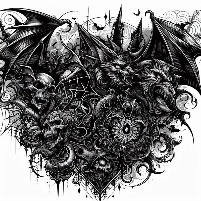 Intricate Gothic Tattoo Designs