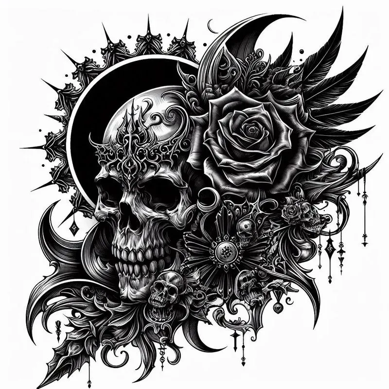 Intricate Gothic Tattoo Designs