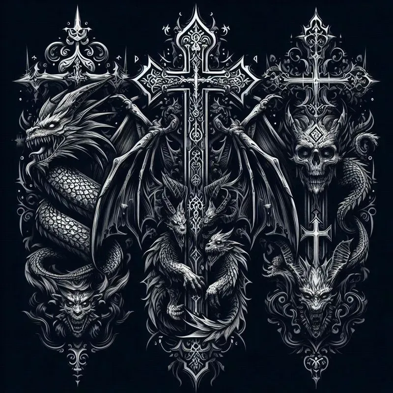 Intricate Gothic Tattoo Designs