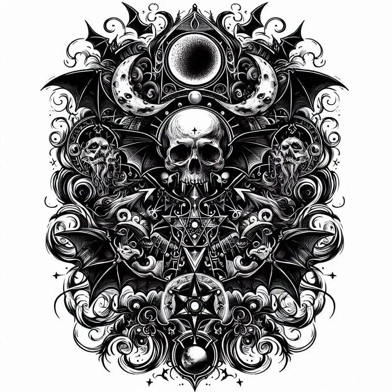 Intricate Gothic Tattoo Designs
