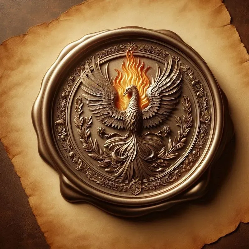 Royal Wax Seals With Majestic Symbols